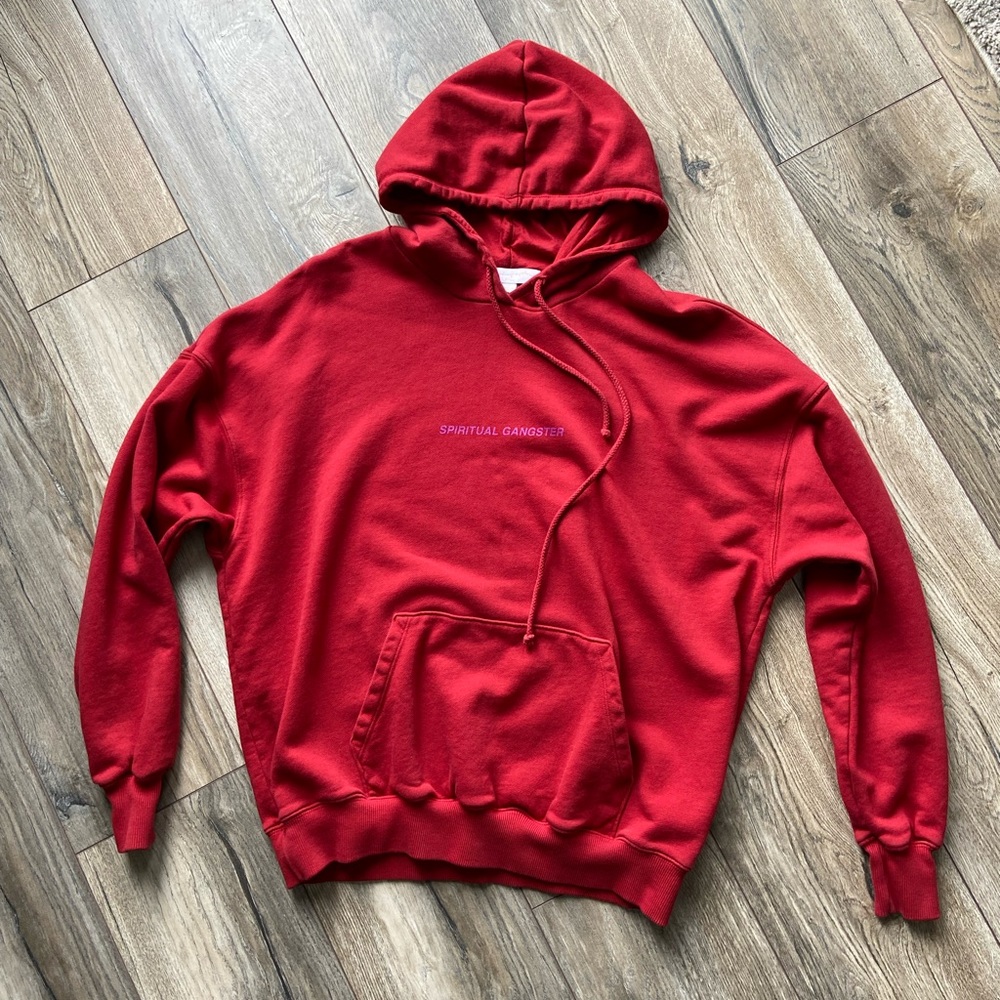 Spiritual Gangster Women's Red Hoodie